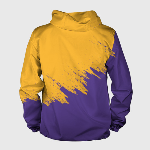 Мужская ветровка 3D LA Lakers Лейкерс, цвет белый - фото 2