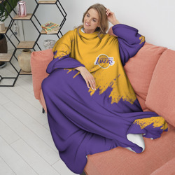 Плед с рукавами LA Lakers Лейкерс - фото 2