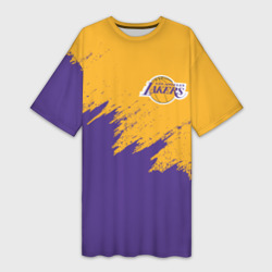 Платье-футболка 3D LA Lakers Лейкерс