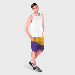 Мужские шорты 3D LA Lakers Лейкерс - фото 2