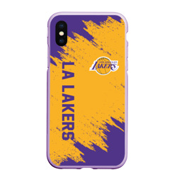 Чехол для iPhone XS Max матовый LA Lakers