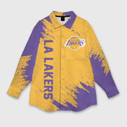 Мужская рубашка oversize 3D LA Lakers