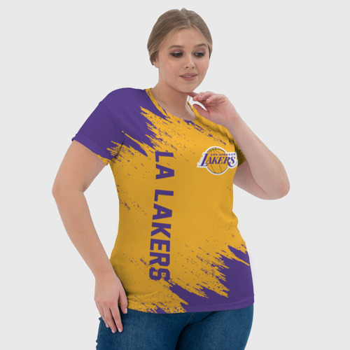 Женская футболка 3D LA Lakers, цвет 3D печать - фото 6