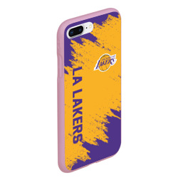 Чехол для iPhone 7Plus/8 Plus матовый LA Lakers - фото 2