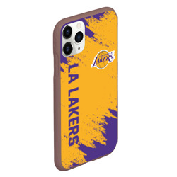 Чехол для iPhone 11 Pro матовый LA Lakers - фото 2