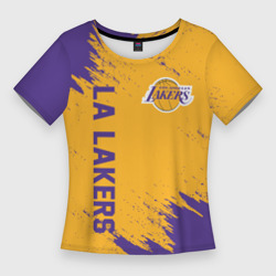 Женская футболка 3D Slim LA Lakers