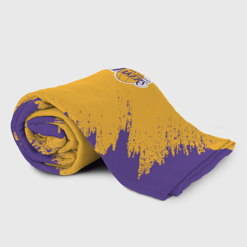 Плед 3D LA Lakers, цвет 3D (велсофт) - фото 2