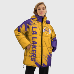 Женская зимняя куртка Oversize LA Lakers - фото 2