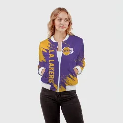 Женский бомбер 3D LA Lakers - фото 2
