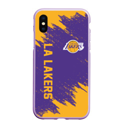 Чехол для iPhone XS Max матовый LA Lakers