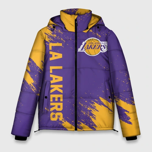 Мужская зимняя куртка 3D LA Lakers
