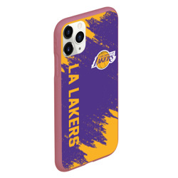 Чехол для iPhone 11 Pro матовый LA Lakers - фото 2