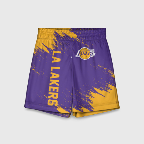 Детские спортивные шорты 3D LA Lakers