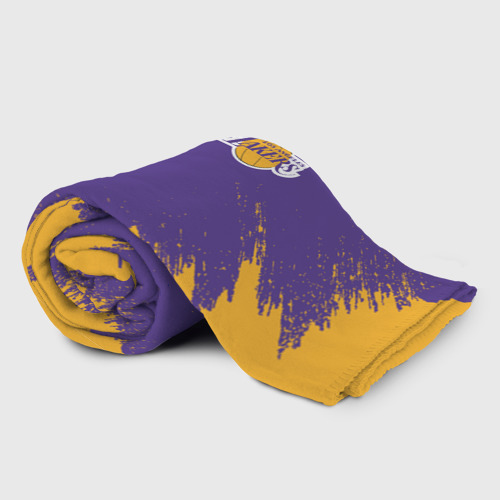 Плед 3D LA Lakers, цвет 3D (велсофт) - фото 2