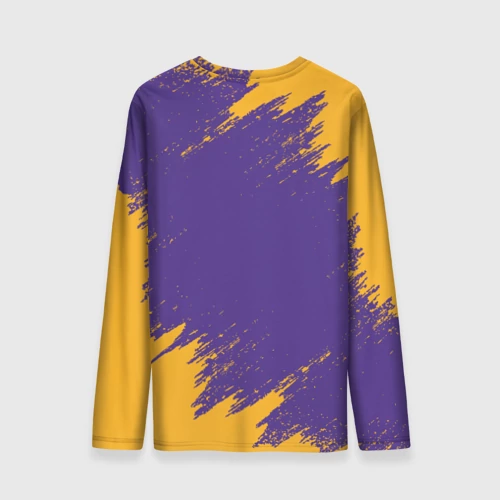 Мужской лонгслив 3D с принтом LA Lakers, вид сзади #1
