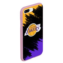 Чехол для iPhone 7Plus/8 Plus матовый LA Lakers - фото 2