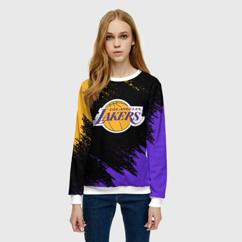Женский свитшот 3D LA Lakers, цвет 3D печать - фото 3