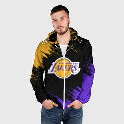 Мужская ветровка 3D LA Lakers - фото 2