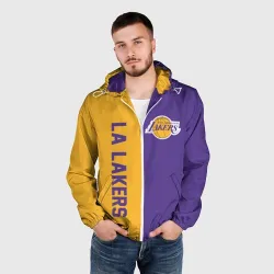 Мужская ветровка 3D LA Lakers - фото 2
