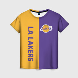 Женская футболка 3D LA Lakers