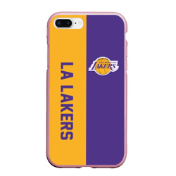 Чехол для iPhone 7Plus/8 Plus матовый LA Lakers