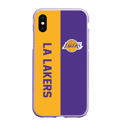 Чехол для iPhone XS Max матовый LA Lakers