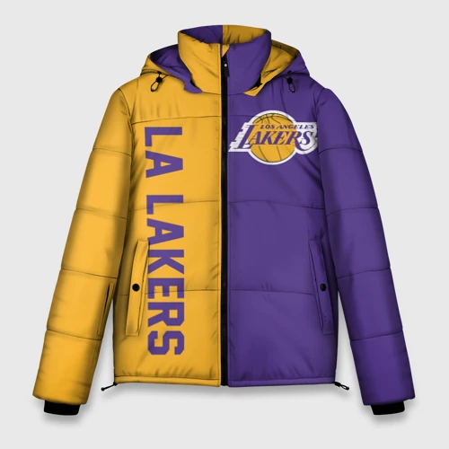 Мужская зимняя куртка 3D LA Lakers