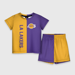 Детский костюм с шортами 3D LA Lakers