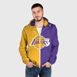Мужская ветровка 3D LA Lakers - фото 2
