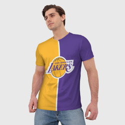 Мужская футболка 3D LA Lakers - фото 2