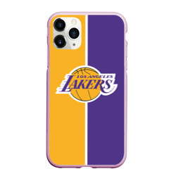 Чехол для iPhone 11 Pro Max матовый LA Lakers