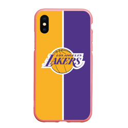 Чехол для iPhone XS Max матовый LA Lakers