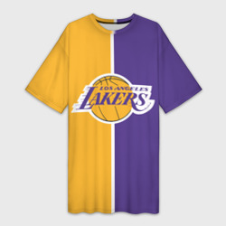 Платье-футболка 3D LA Lakers