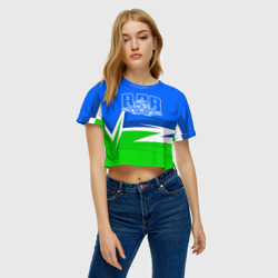 Женская футболка Crop-top 3D ВДВ - фото 2