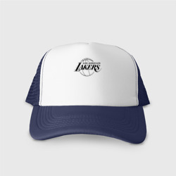 Кепка тракер с сеткой LA Lakers black logo