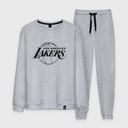 Мужской костюм хлопок LA Lakers black logo