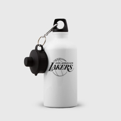 Бутылка спортивная LA Lakers black logo - фото 2