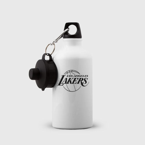 Бутылка спортивная LA Lakers black logo - фото 3