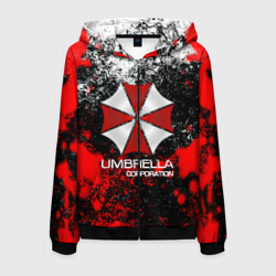 Мужская толстовка 3D на молнии Umbrella Corp