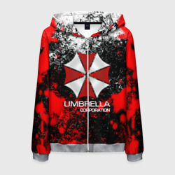 Мужская толстовка 3D на молнии Umbrella Corp