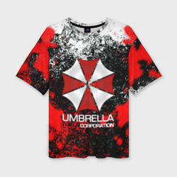 Женская футболка oversize 3D Umbrella Corp