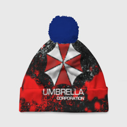 Шапка 3D c помпоном Umbrella Corp