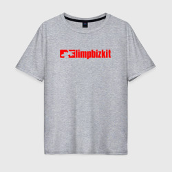 Мужская футболка хлопок Oversize Limp Bizkit logo emblem