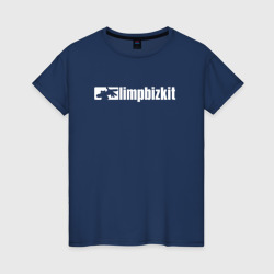 Женская футболка хлопок Limp Bizkit Лимп Бизкит