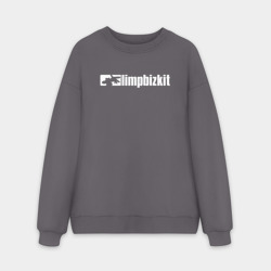Мужской свитшот oversize без начеса хлопок Limp Bizkit Лимп Бизкит