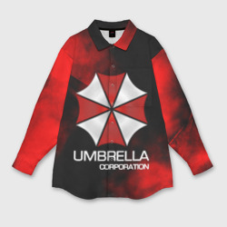 Женская рубашка oversize 3D Umbrella Corp