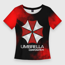 Женская футболка 3D Slim Umbrella Corp