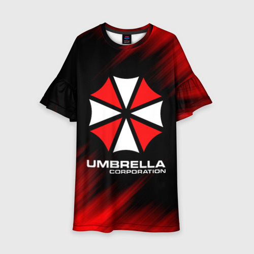 Детское платье 3D Umbrella Corporation, цвет 3D печать