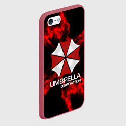 Чехол для iPhone 5/5S матовый Umbrella Corp - фото 2