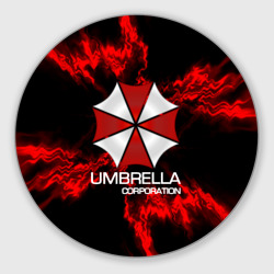 Круглый коврик для мышки Umbrella Corp